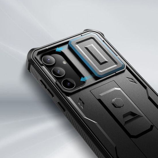 Tech-Protect Kevlar Cam+ tok, Samsung Galaxy A55 5G, fekete