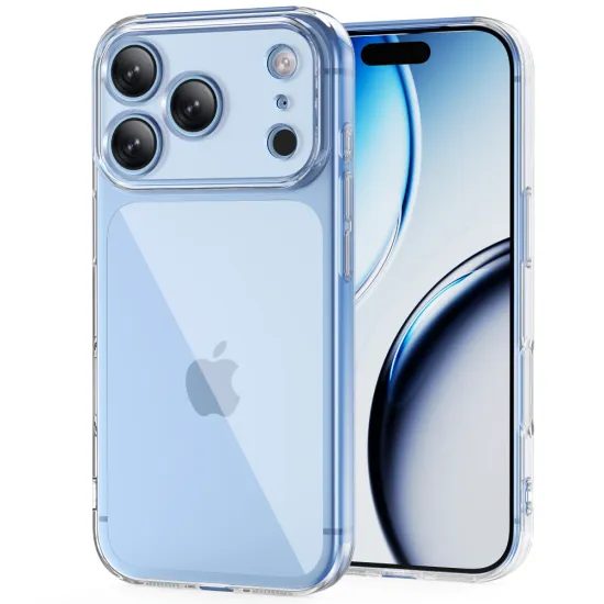 iPhone 17 Pro Max / 18 Pro Max skaidrus dėklas – Tech-Protect FlexAir – skaidrus
