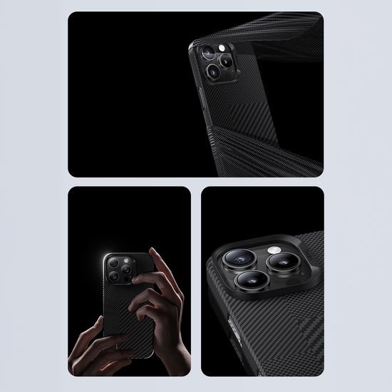 Benks Montage Magnetic Armor Air Kevlar θήκη PC Frame, iPhone 16, μαύρη