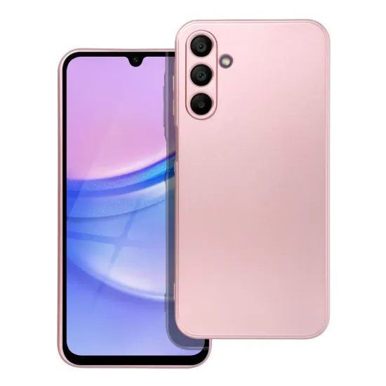 Metallic ovitek, Samsung Galaxy A15 5G, roza