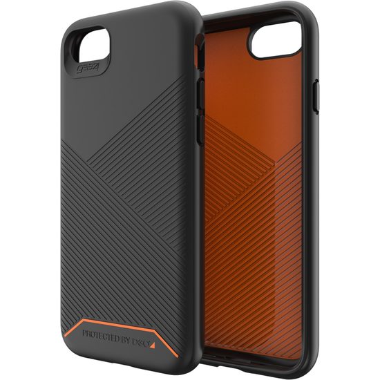 GEAR4 D3O Denali προστατευτική θήκη, iPhone 6 / 7 / 8 / SE 2020 / SE 2022, μαύρο