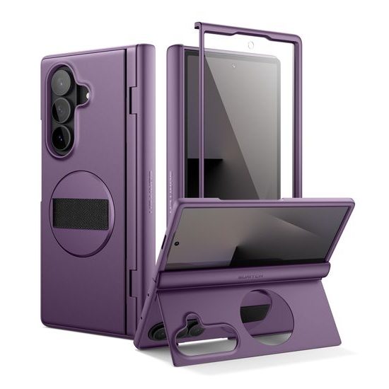 Suritch 360° Kickstand θήκη Samsung Galaxy Z Fold 7, μωβ