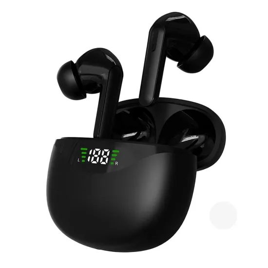 BlueStar Ασύρματα Bluetooth Ακουστικά TWS T60, Μαύρα