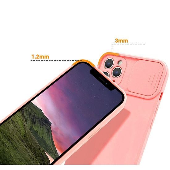 Nexeri obal s ochrannou šošovky, iPhone 14 Pro Max, oranžový