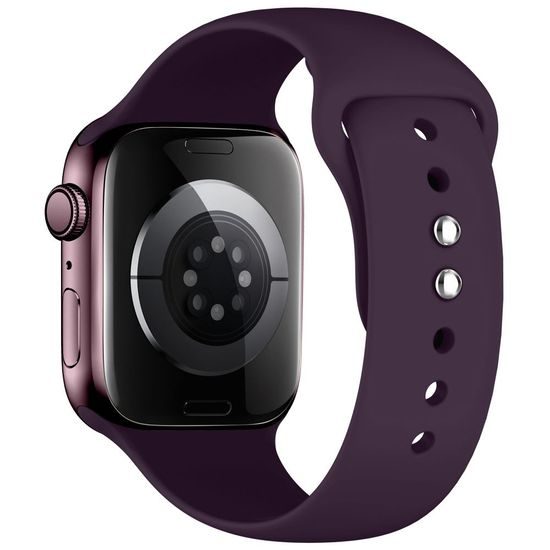 Tech-Protect Silicone kellarihm Apple Watch 8 / 9 / 10 / 11 / 12 / SE / Ultra (44 / 45 / 46 / 49 mm) – tumelilla