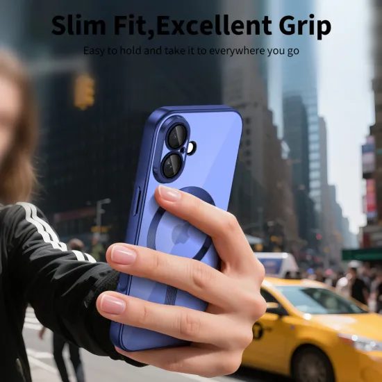 Tech-Protect MagFlex MagSafe iPhone 17, fényes kék