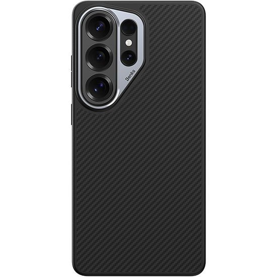 Samsung Galaxy S26 Ultra ümbris – Benks Magnetic Armor Pro Kevlar metalraamiga – must