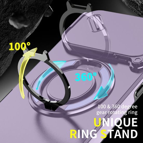 Camslide Stand Hülle, iPhone 17 Pro Max, violett