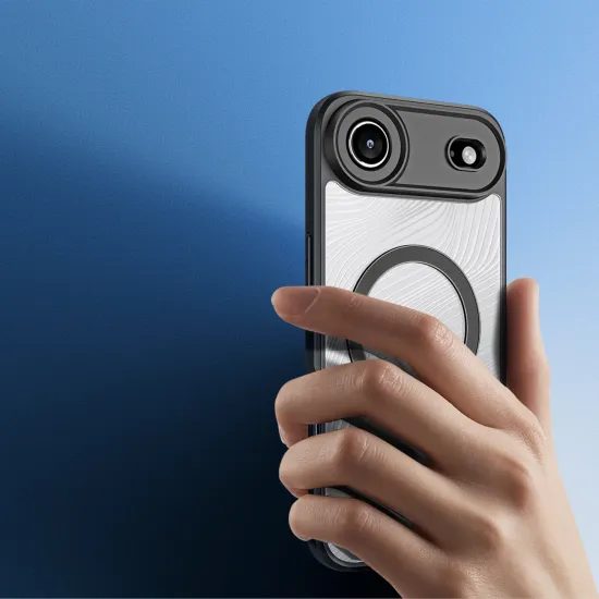 iPhone Air dėklas – Dux Ducis Aimo Mag MagSafe – juoda