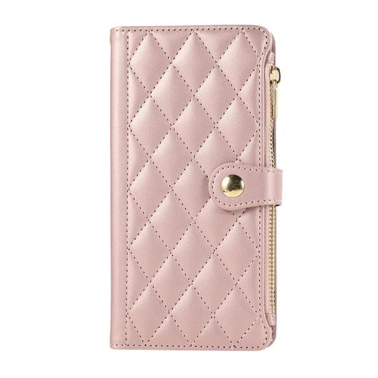 Xiaomi 14T vāciņš – Glamour maku vāciņš ar siksniņu – rozā