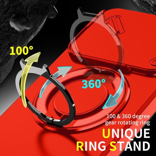 Θήκη Camslide Stand, Xiaomi 15T Pro, κόκκινη