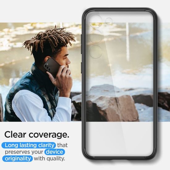 Spigen Ultra hibridna maska za mobitel, Samsung Galaxy S23, mat crna