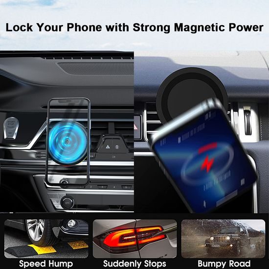 Βάση αυτοκινήτου MagSafe με ασύρματη φόρτιση και αυτόματη περιστροφή