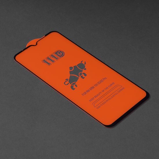 TechSuit 111D Zaščitno kaljeno steklo, Xiaomi Poco M5, črna