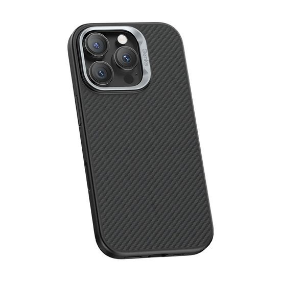 Benks Magnetic Armor Pro Kevlar θήκη Metal Frame, iPhone 16 Pro, μαύρη