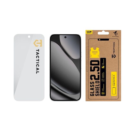 Tactical Glass Shield 2.5D Screenprotector - Gehard glas - voor Google Pixel 10 Pro XL - Transparant