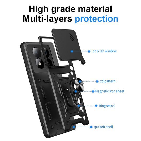 JP CamShield, Xiaomi Redmi Note 15 Pro Plus 5G, černý