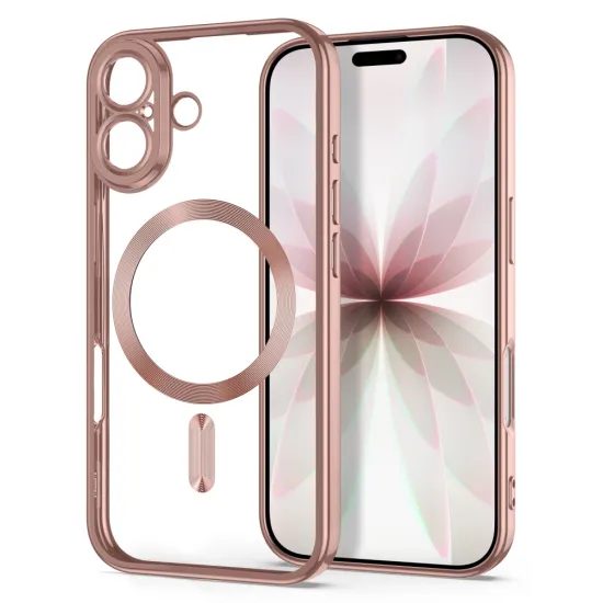 Tech-Protect MagFlex MagSafe Case für iPhone 17 - Magnetische Schutzhülle mit Kameraschutze - Roségold