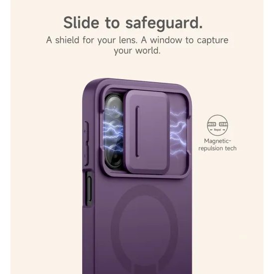Husa Suritch MagSafe Kickstand Camprotector Samsung Galaxy A17 / A26, mov