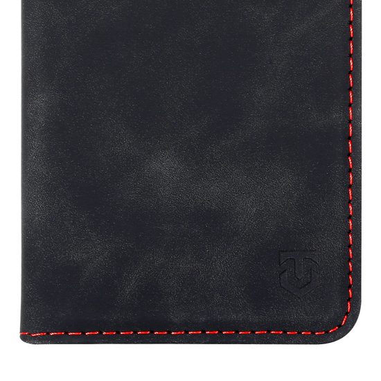 Tactical Xproof Schutzhülle für Honor Magic8 Lite - Flip Case mit Magnetverschluss - Schwarz