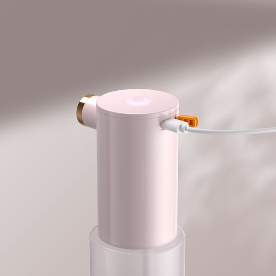 Deerma CP01 Električni dozator pjene za njegu kože, 1200 mAh, 5 W, 300 ml, IPX6, USB-C, ružičasti