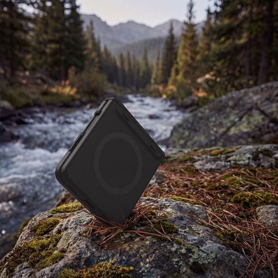 Tech-Protect Kevlar Aura MagSafe Schutzhülle für Samsung Galaxy Z Flip 8 - Integrierter Ständer - Schwarz