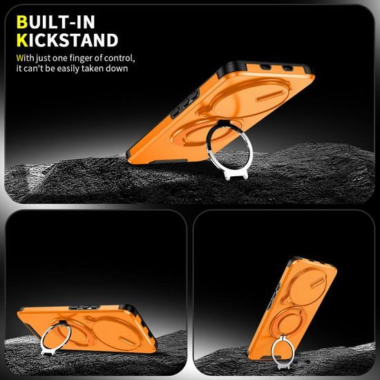 Θήκη Camslide Stand, Xiaomi Redmi Note 15 5G, πορτοκαλί