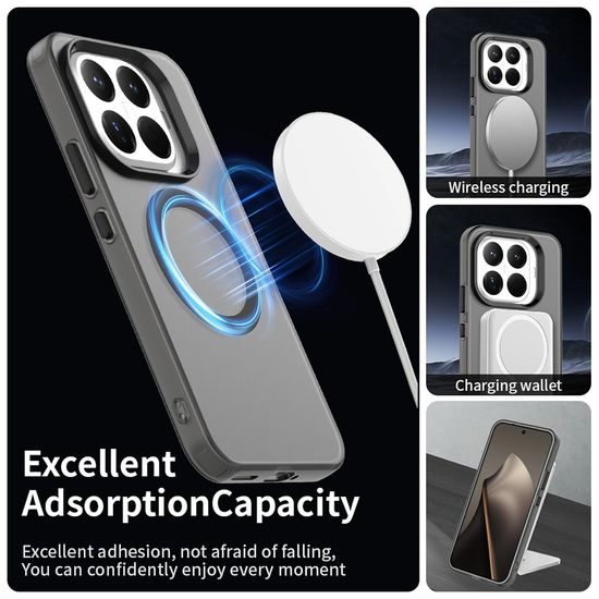 Techsuit CandyCase MagSafe, Xiaomi 17T, czarne