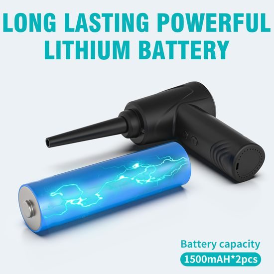 Air Duster φορητός ηλεκτρικός φυσητήρας σκόνης 3σε1 με επαναφόρτιση και 3 επίπεδα ισχύος