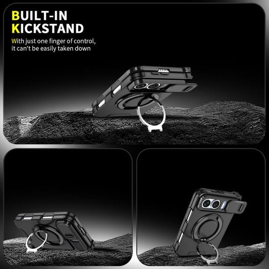Camslide Stand etui, iPhone Duo, črn