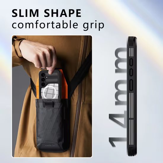 ShellBox IP68 Θήκη, Samsung Galaxy S25 Plus, Μαύρο