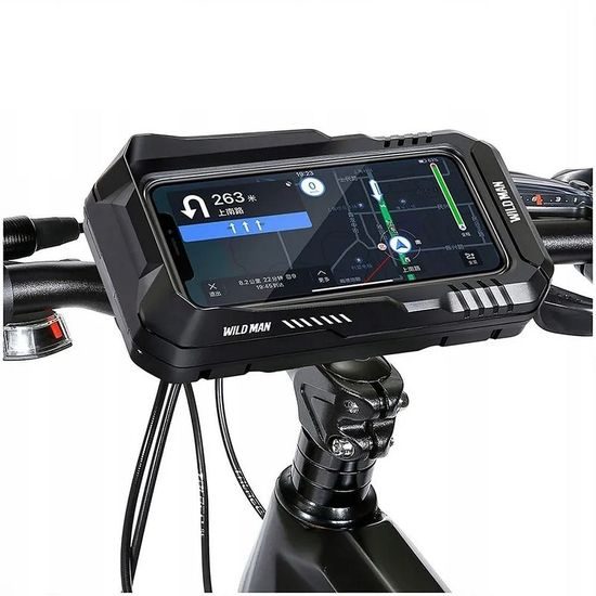 Wildman cyklistická brašna na řídítka 0,5 l (4"–7") FK4, černá