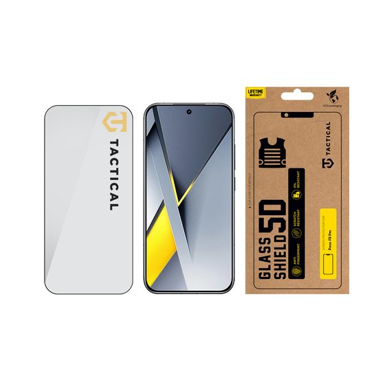 Tactical Glass Shield 5D Panzerglas für Xiaomi Poco F8 Pro - Gehärtetes Displayschutzglas - Schwarz