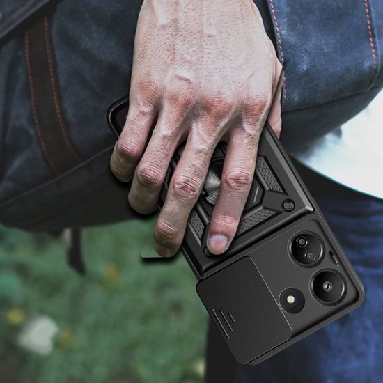 Tech-Protect CamShield Pro Xiaomi Redmi 13C / Poco C65, μαύρο