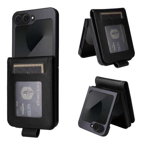 Mágneses tok, Samsung Galaxy Z Flip 6, fekete