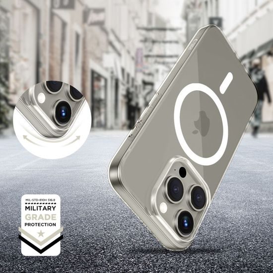Tech-Protect Flexair MagSafe, iPhone 15 Pro, průhledný