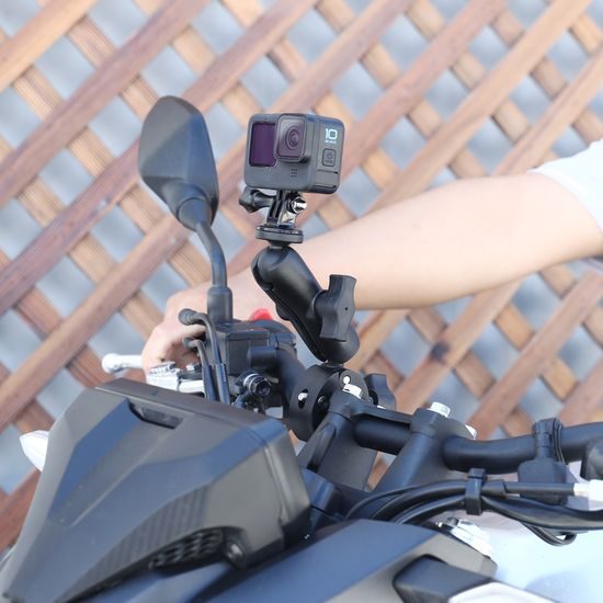 Set profesionalnih nosača za motocikl i nosač za bradu kacige za akcijske kamere