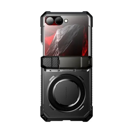 Supcase UB Grip Mag MagSafe, Samsung Galaxy Z Flip 8, černý