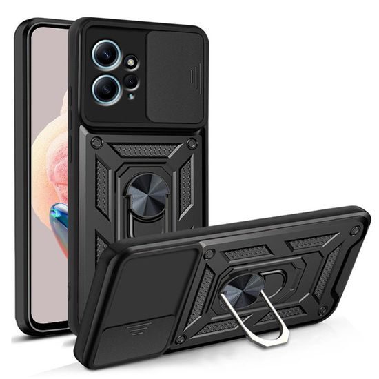 Techsuit CamShield, Xiaomi Redmi Note 12 4G, μαύρο