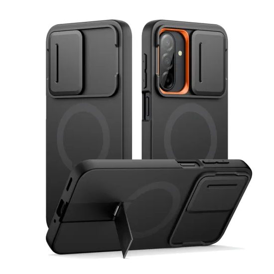 Suritch MagSafe Kickstand Camprotector cover til Samsung Galaxy A17 / A26 - Sort