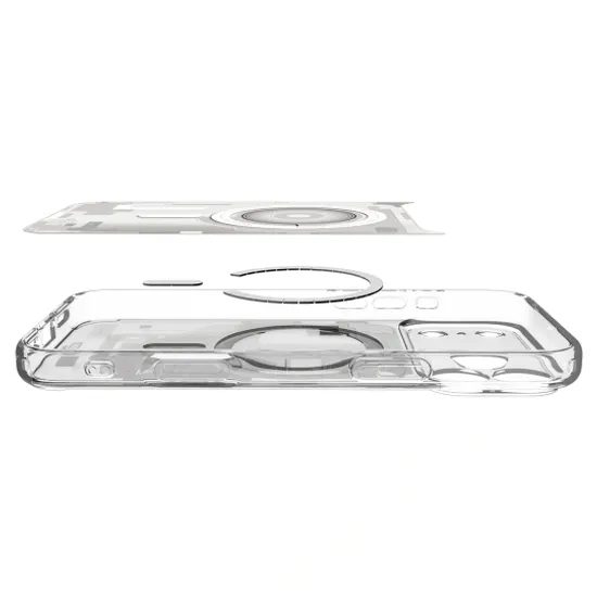 Spigen Ultra Hybrid Mag s MagSafe, iPhone 17 Pro / 18 Pro, zero one, biely