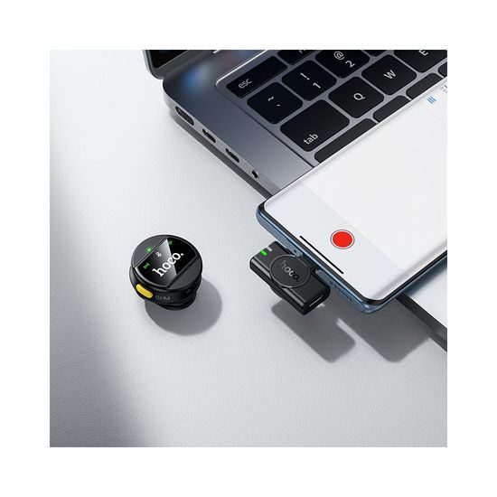 Hoco L21 Ασύρματο μικρόφωνο USB-C, μαύρο
