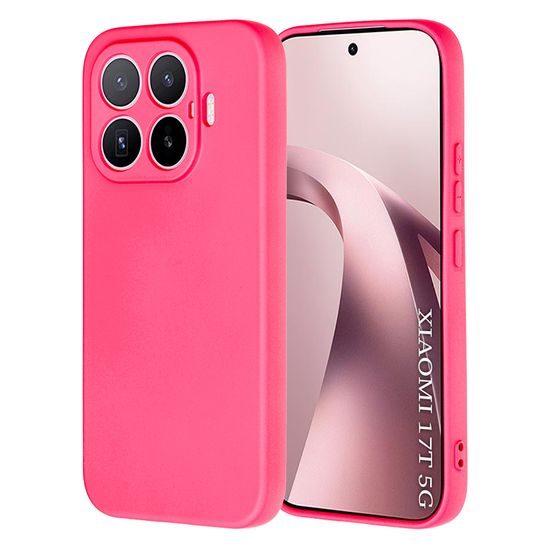 Techsuit SoftFlex maska, Xiaomi 17T, ružičasta