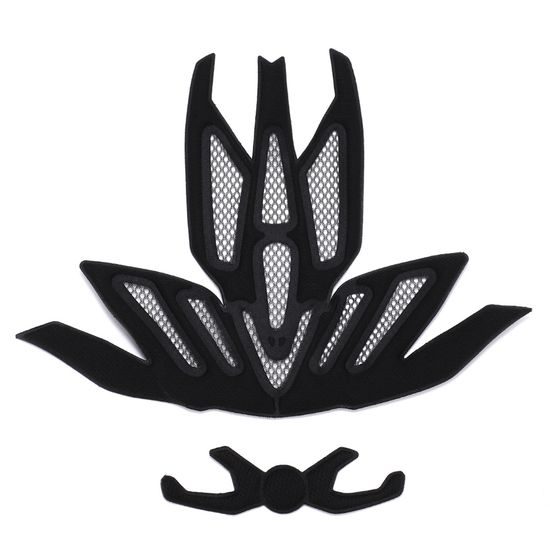 Casco ciclismo MTB Wozinsky con visiera rimovibile e luce LED USB posteriore L, nero