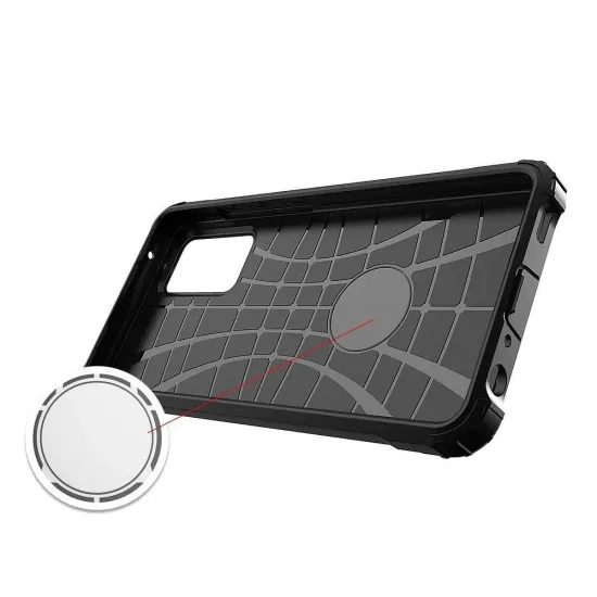 Forcell Hybrid Armor Samsung Galaxy A52 5G / A52 LTE ( 4G ) / A52S, μαύρο