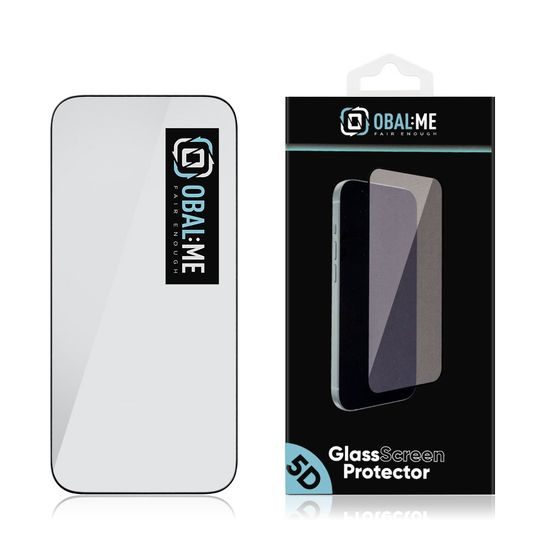 Honor 600 apsauginis stiklas – OBAL:ME 5D grūdintas stiklas – juoda