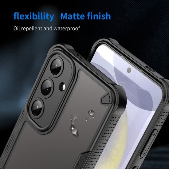 ArmorShield Hybrid Case, Samsung Galaxy S25 Plus, μαύρο