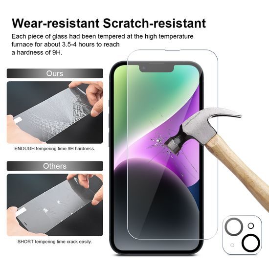 JP Mega Pack Σετ Προστατευτικών Γυαλιών, iPhone 14