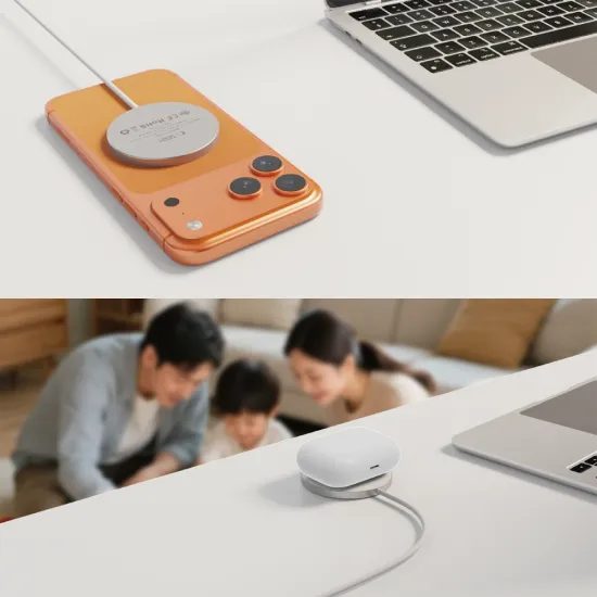 Tech-Protect A50 Caricatore Wireless MagSafe, 25 W Qi2.2, bianco