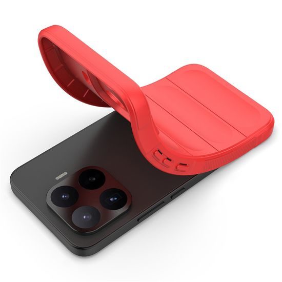 Xiaomi 17T Pro Hoesje - Magic Shield - Schokbestendig - met Camera Bescherming - Rood